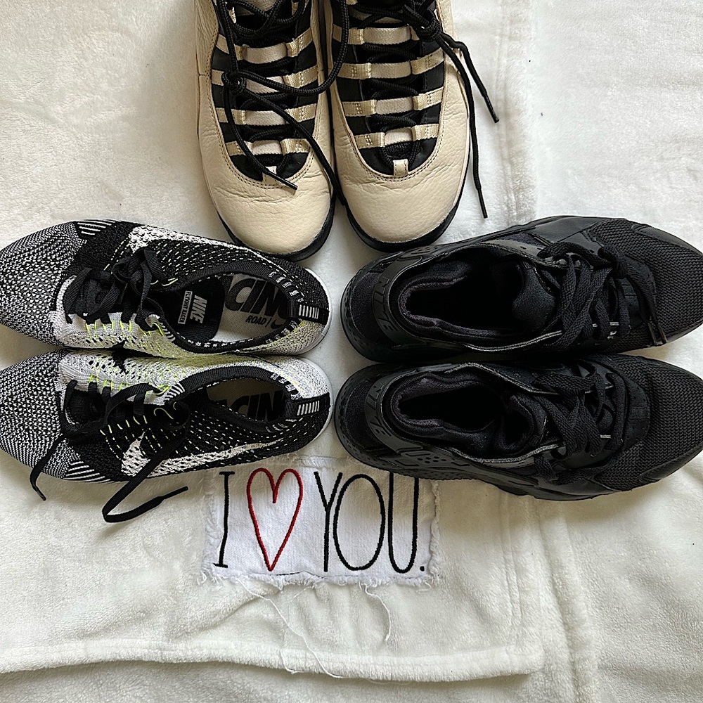 ALL 3 shoes for $30 (2 Nike 1 Jordan)